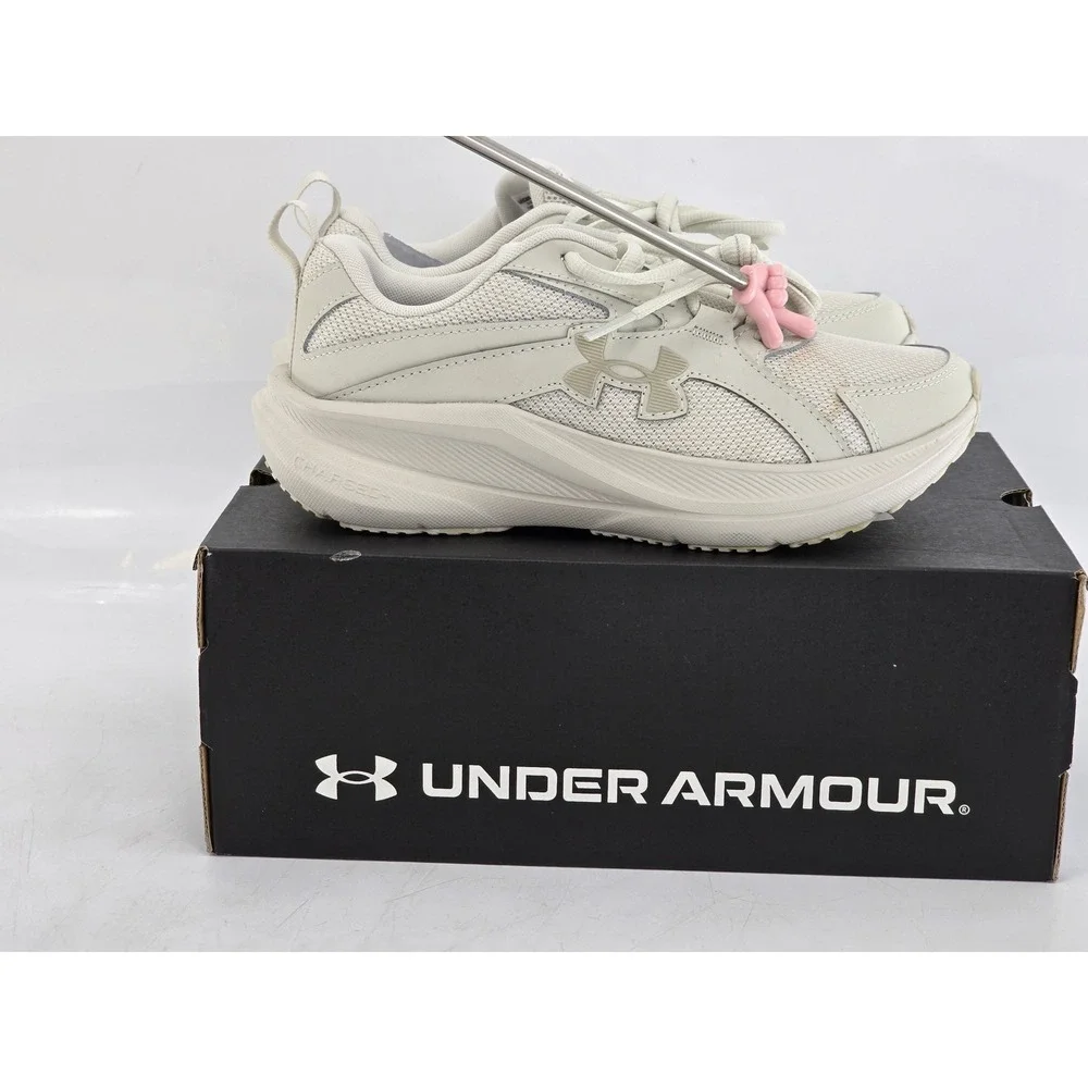 Under Armour UA W Assert 11 Running Shoes Womens Size 6 White 3027724-110 - VG